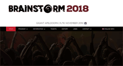 Desktop Screenshot of brainstormfestival.com