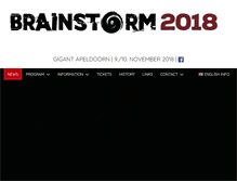 Tablet Screenshot of brainstormfestival.com